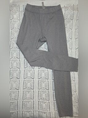 ALO Yoga Ribbed High-Waist 7/8 Blissful Legging - Dove Grey Heather